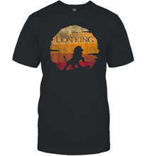 Load image into Gallery viewer, Disney Lion King Simba Sunset Heat Wave Men Cotton T-Shirt