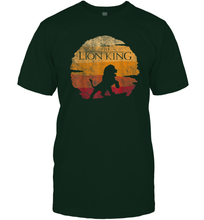 Load image into Gallery viewer, Disney Lion King Simba Sunset Heat Wave Men Cotton T-Shirt