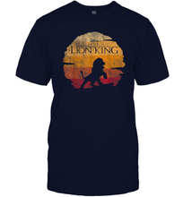 Load image into Gallery viewer, Disney Lion King Simba Sunset Heat Wave Men Cotton T-Shirt