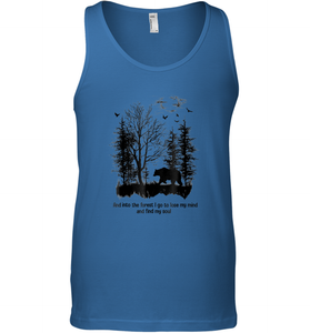 And Into The Forest I Go To Lose My Mind And Find My Soul Gifts Men Cotton Tank Top