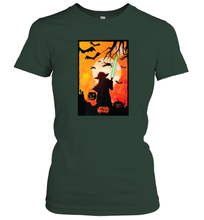 Load image into Gallery viewer, Star Wars Yoda Silhouette Halloween Women Cotton T-Shirt