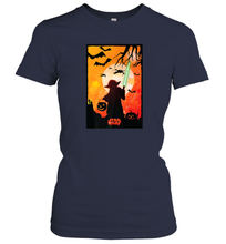 Load image into Gallery viewer, Star Wars Yoda Silhouette Halloween Women Cotton T-Shirt