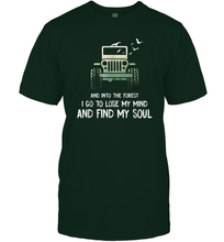 Load image into Gallery viewer, I Go To Lose My Mind And Find My Soul Jeep Men Cotton T-Shirt
