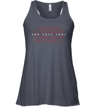 Load image into Gallery viewer, Star Wars Last Jedi Red Outline Logo Graphic Women Racerback Tank