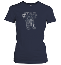Load image into Gallery viewer, Star Wars R2 D2 Vintage Style C2 Women Cotton T-Shirt