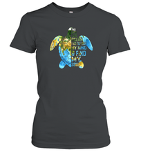 Load image into Gallery viewer, I Go To Lose My Mind Find My Soul Ocean Turtle Lovers Gift Women Cotton T-Shirt