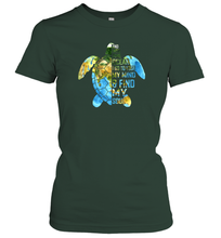 Load image into Gallery viewer, I Go To Lose My Mind Find My Soul Ocean Turtle Lovers Gift Women Cotton T-Shirt