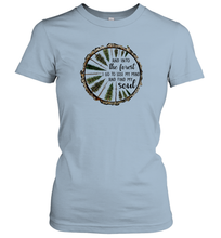 Load image into Gallery viewer, Into The Forest I Go To Lose My Mind Find Soul Women Cotton T-Shirt