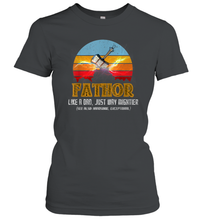 Load image into Gallery viewer, Fathor Definition like Dad just way Mightier T Shirt Fa Thor Women Cotton T-Shirt