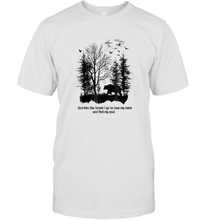 Load image into Gallery viewer, And Into The Forest I Go To Lose My Mind And Find My Soul Gifts Men Cotton T-Shirt