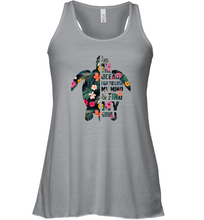 Load image into Gallery viewer, And into the ocean i go to lose my mind and find my soul gift idea Women Racerback Tank