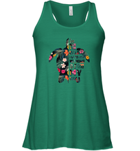 Load image into Gallery viewer, And into the ocean i go to lose my mind and find my soul gift idea Women Racerback Tank