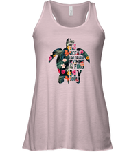Load image into Gallery viewer, And into the ocean i go to lose my mind and find my soul gift idea Women Racerback Tank