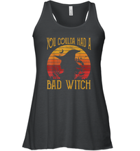 Load image into Gallery viewer, You Coulda had a Bad Witch Halloween Funny Gift Awesome Women Racerback Tank