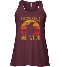 Load image into Gallery viewer, You Coulda had a Bad Witch Halloween Funny Gift Awesome Women Racerback Tank