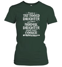 Load image into Gallery viewer, Tattooed Daughter T shirt Tattoo Fathers Day Dad Funny Gifts Women Cotton T-Shirt