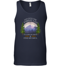 Load image into Gallery viewer, And Into The Forest I Go To Lose My Mind ang Find My Soul Men Cotton Tank Top
