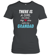 Load image into Gallery viewer, Papa Gifts From Granddaughter, She Calls Me Grandad Women Cotton T-Shirt