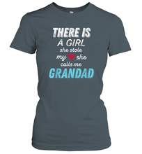 Load image into Gallery viewer, Papa Gifts From Granddaughter, She Calls Me Grandad Women Cotton T-Shirt