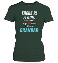Load image into Gallery viewer, Papa Gifts From Granddaughter, She Calls Me Grandad Women Cotton T-Shirt