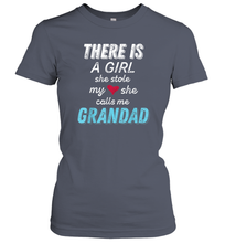 Load image into Gallery viewer, Papa Gifts From Granddaughter, She Calls Me Grandad Women Cotton T-Shirt