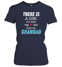 Load image into Gallery viewer, Papa Gifts From Granddaughter, She Calls Me Grandad Women Cotton T-Shirt