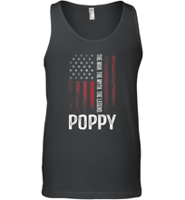 Load image into Gallery viewer, Poppy The Man The Myth The Legend T Shirt Grandpa Men Cotton Tank Top
