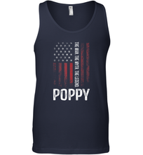 Load image into Gallery viewer, Poppy The Man The Myth The Legend T Shirt Grandpa Men Cotton Tank Top
