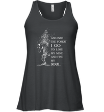Load image into Gallery viewer, Into The Forest I Go To Lose My Mind And Find My Soul Women Racerback Tank