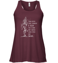 Load image into Gallery viewer, Into The Forest I Go To Lose My Mind And Find My Soul Women Racerback Tank