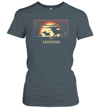 Load image into Gallery viewer, Disney The Lion King Simba And Friends Sunset Logo Women Cotton T-Shirt