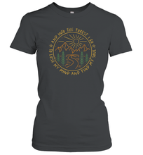 Load image into Gallery viewer, Hiking Camping And Into The Forest I Go Lose My Mind Women Cotton T-Shirt
