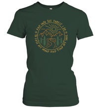 Load image into Gallery viewer, Hiking Camping And Into The Forest I Go Lose My Mind Women Cotton T-Shirt