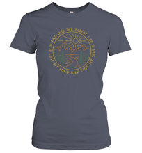 Load image into Gallery viewer, Hiking Camping And Into The Forest I Go Lose My Mind Women Cotton T-Shirt