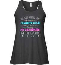 Load image into Gallery viewer, My Grandkids Are My Favorite Shirt  Funny Grandma Gift Women Racerback Tank