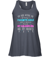 Load image into Gallery viewer, My Grandkids Are My Favorite Shirt  Funny Grandma Gift Women Racerback Tank