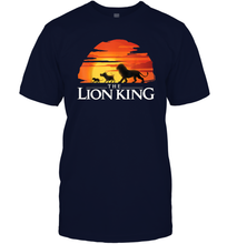 Load image into Gallery viewer, Disney Lion King Sunset Men Cotton T-Shirt