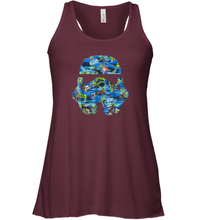 Load image into Gallery viewer, Star Wars Stormtrooper Hawaiian Print Helmet Women Racerback Tank