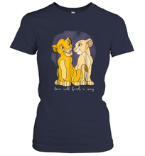 Load image into Gallery viewer, Disney Lion King Simba Nala Love Valentine's Women Cotton T-Shirt