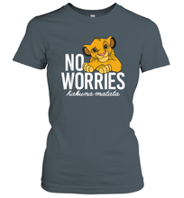 Load image into Gallery viewer, Disney Lion King Classic No Worries Simba Women Cotton T-Shirt