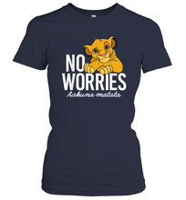 Load image into Gallery viewer, Disney Lion King Classic No Worries Simba Women Cotton T-Shirt