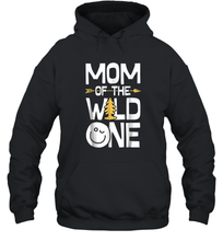 Load image into Gallery viewer, Mom of the Wild One T shirt Mother Moms Mommy Women Gift Unisex Hooded Sweatshirt