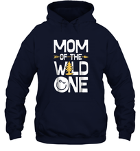 Load image into Gallery viewer, Mom of the Wild One T shirt Mother Moms Mommy Women Gift Unisex Hooded Sweatshirt