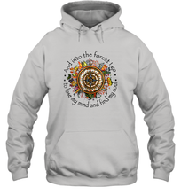 Load image into Gallery viewer, And Into The Forest I Go To Lose My Mind Hippie Unisex Hooded Sweatshirt