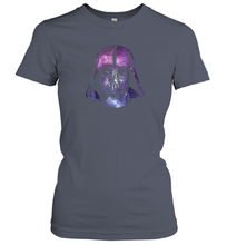 Load image into Gallery viewer, Star Wars Darth Vader Space Helmet Galaxy Women Cotton T-Shirt