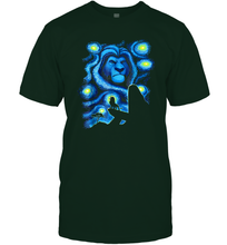 Load image into Gallery viewer, Disney Lion King Mufasa Starry Night Pride Rock Men Cotton T-Shirt