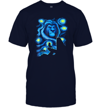 Load image into Gallery viewer, Disney Lion King Mufasa Starry Night Pride Rock Men Cotton T-Shirt