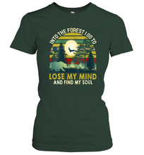 Load image into Gallery viewer, Womens Into The Forest I Go To Lose My Mind And Find My Soul Gift Women Cotton T-Shirt