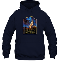 Load image into Gallery viewer, Star Wars Vintage Poster Art Unisex Hooded Sweatshirt