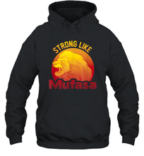 Load image into Gallery viewer, Disney Lion King Strong Like Mufasa Unisex Hooded Sweatshirt